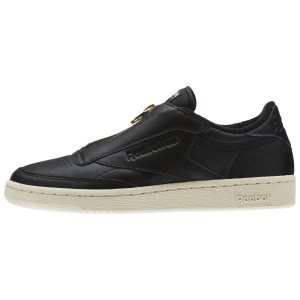 Reebok Club C 85 Zip Turnschuhe Damen - Schwarz/Weiß - DE 479-PDB